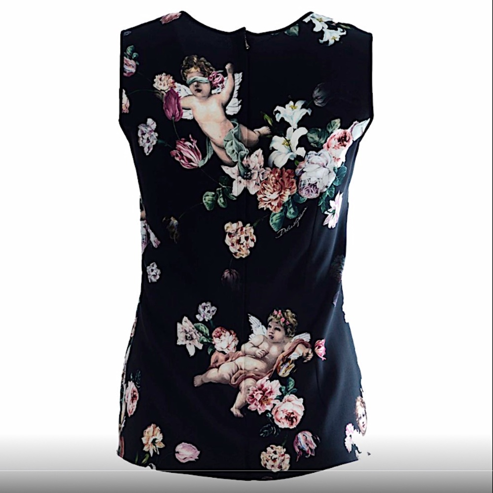 Dolce & Gabbana Women Floral Sleeveless Top.